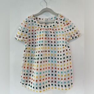 Boden Polk-a-dot linen shirt size 2. Great condition!